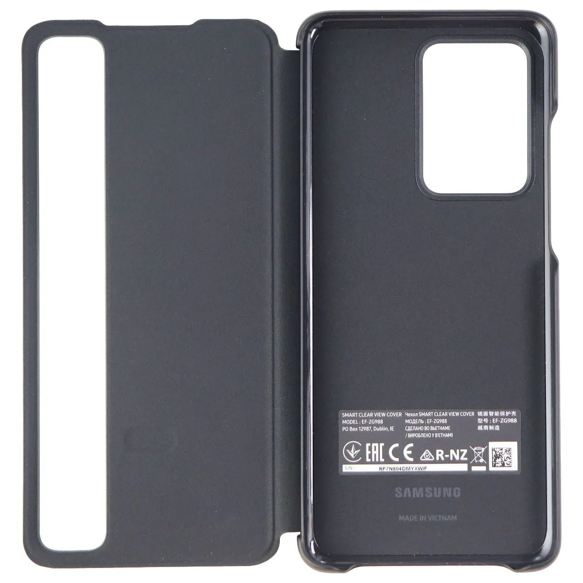 Samsung Smart Clear View Cover for Samsung Galaxy S20 Ultra - Black