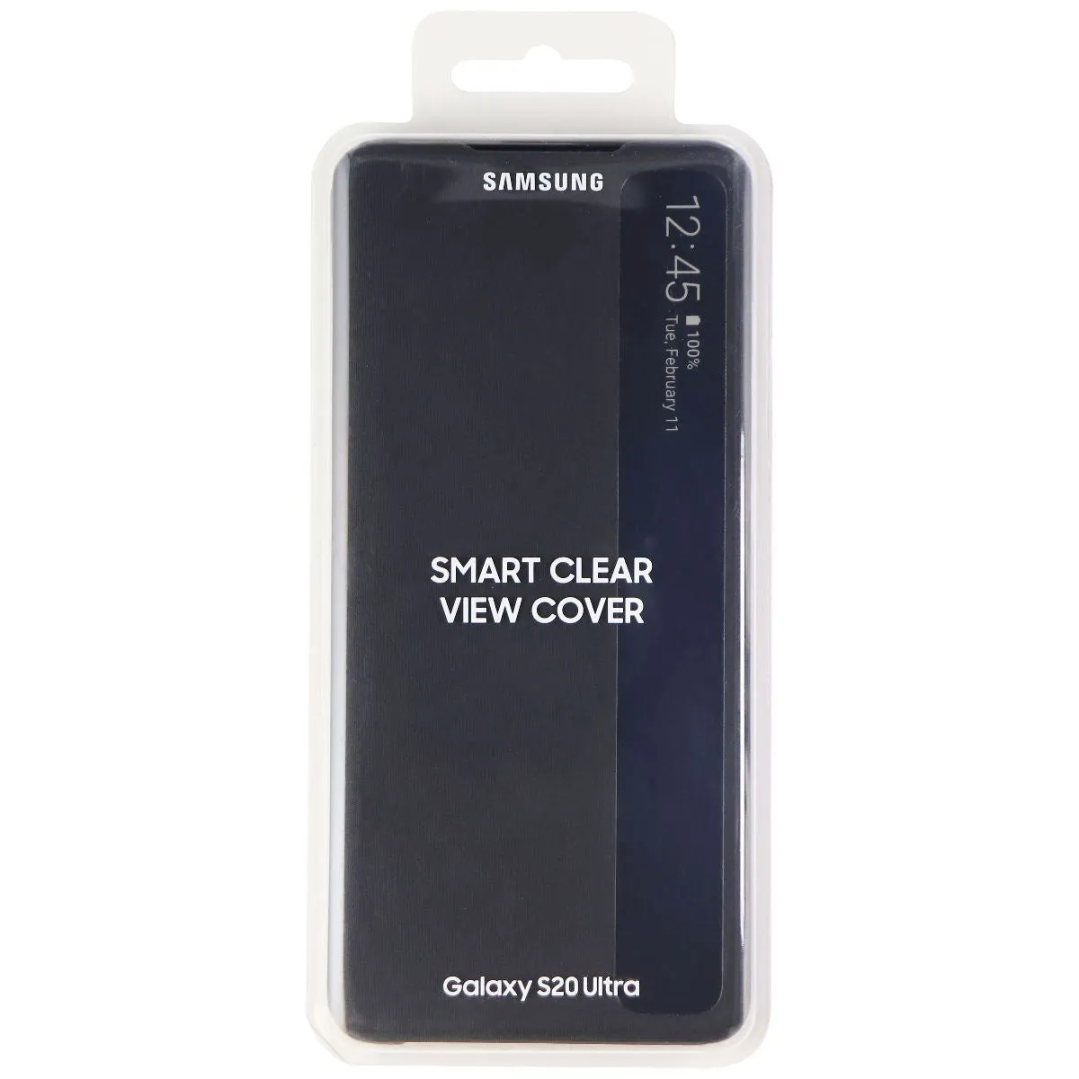 Samsung Smart Clear View Cover for Samsung Galaxy S20 Ultra - Black