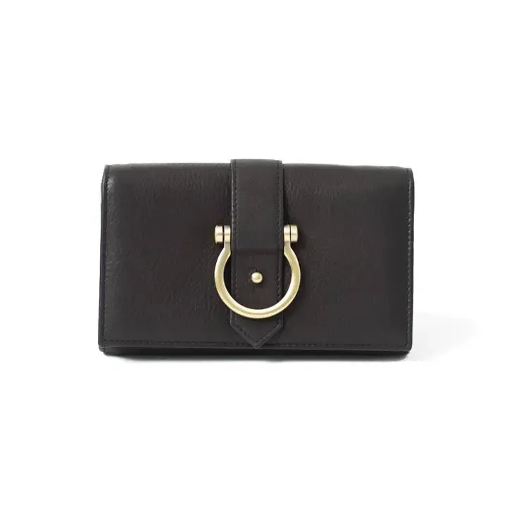 Sapahn Bag: Stanley Leather Crossbody Wristlet Wallet
