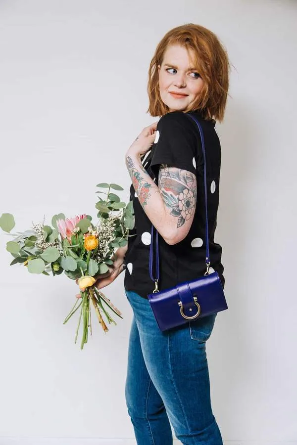 Sapahn Bag: Stanley Leather Crossbody Wristlet Wallet