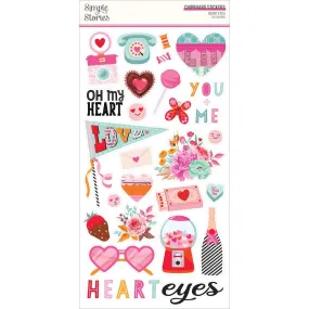 Simple Stories Heart Eyes - Chipboard Stickers 6"x 12"*
