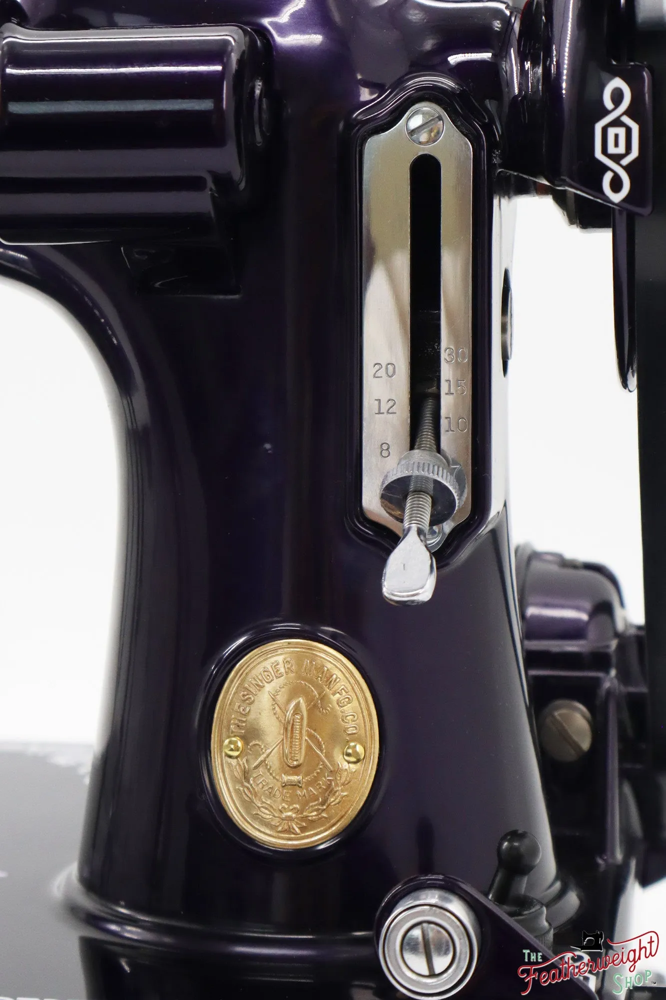 Singer Featherweight 221, AD946*** - Fully Restored in Black Iris