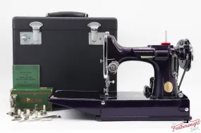 Singer Featherweight 221, AD946*** - Fully Restored in Black Iris