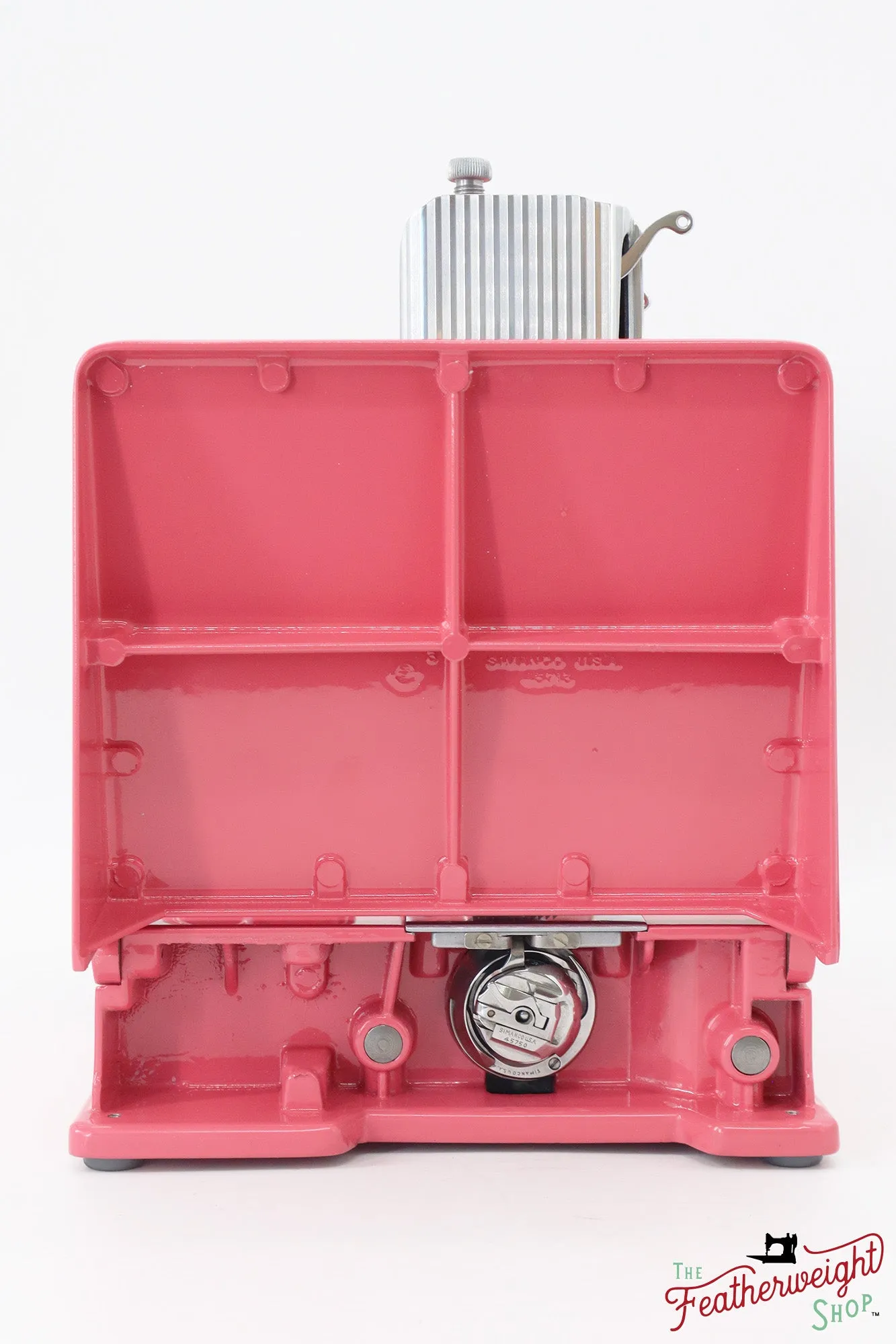 Singer Featherweight 221, AH664*** - Fully Restored in Happy Pink Grapefruit