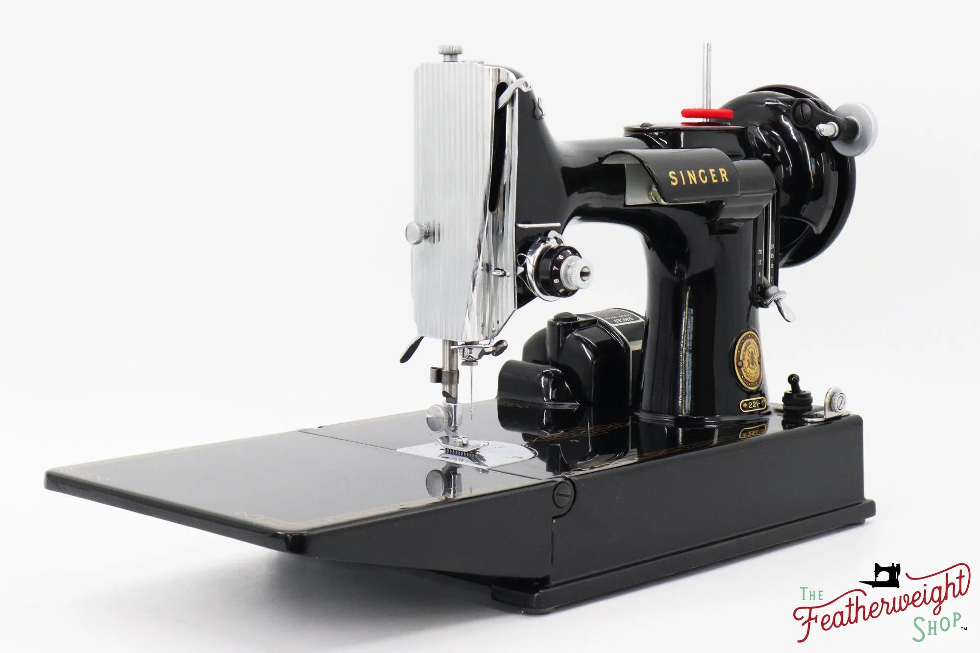 Singer Featherweight 221 Sewing Machine, AM380*** - 1956