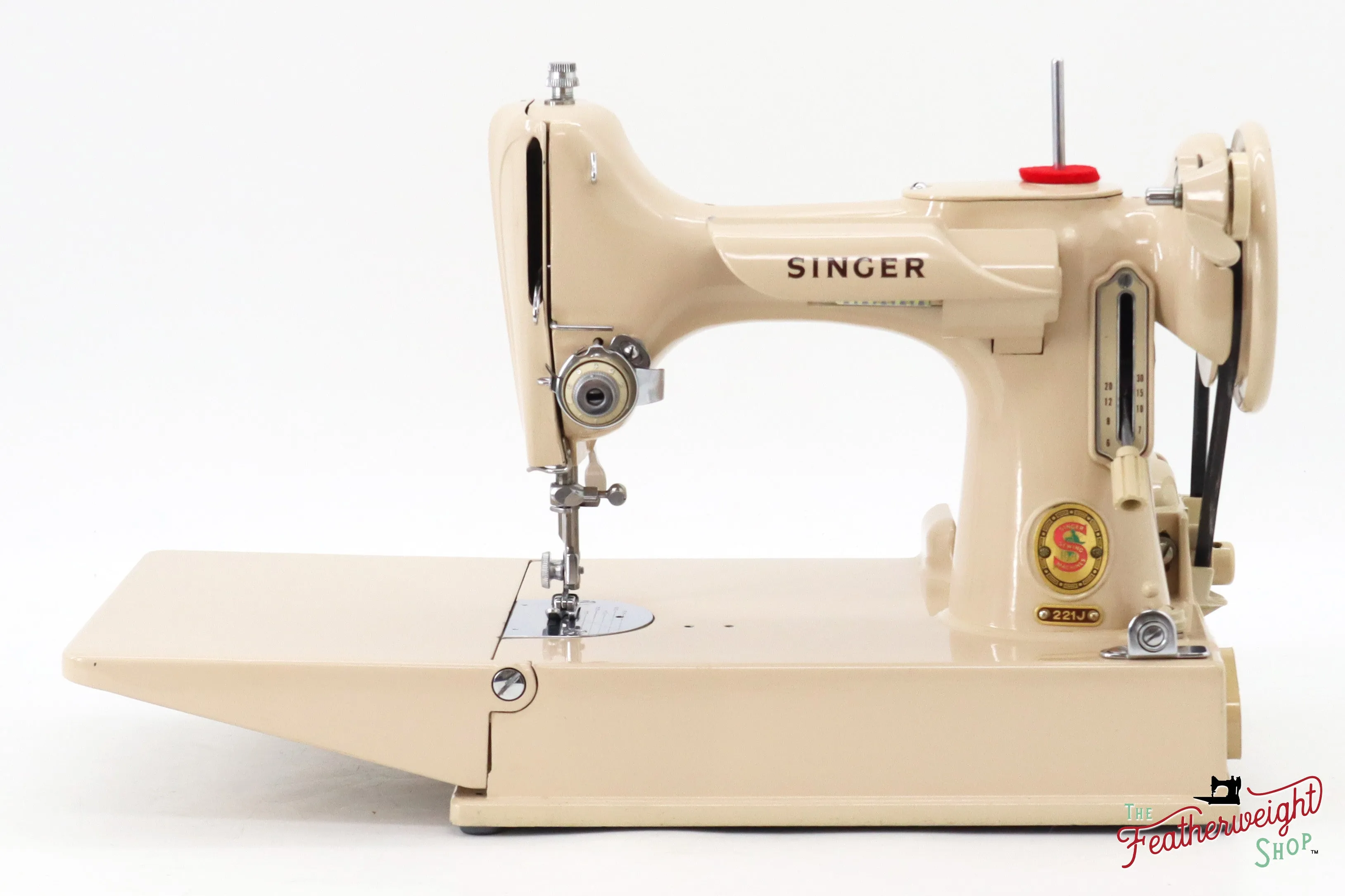 Singer Featherweight 221J Sewing Machine, Tan - ES8804**