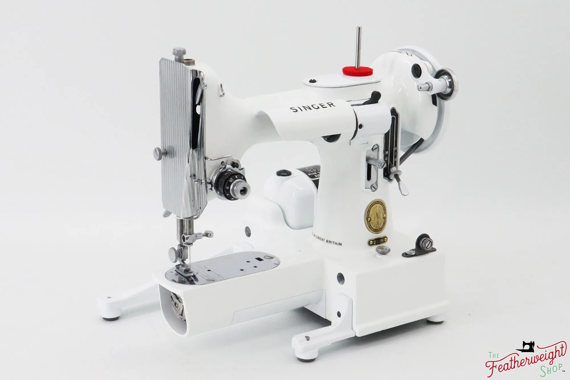 Singer Featherweight 222K - EJ6207** - Fully Restored in White