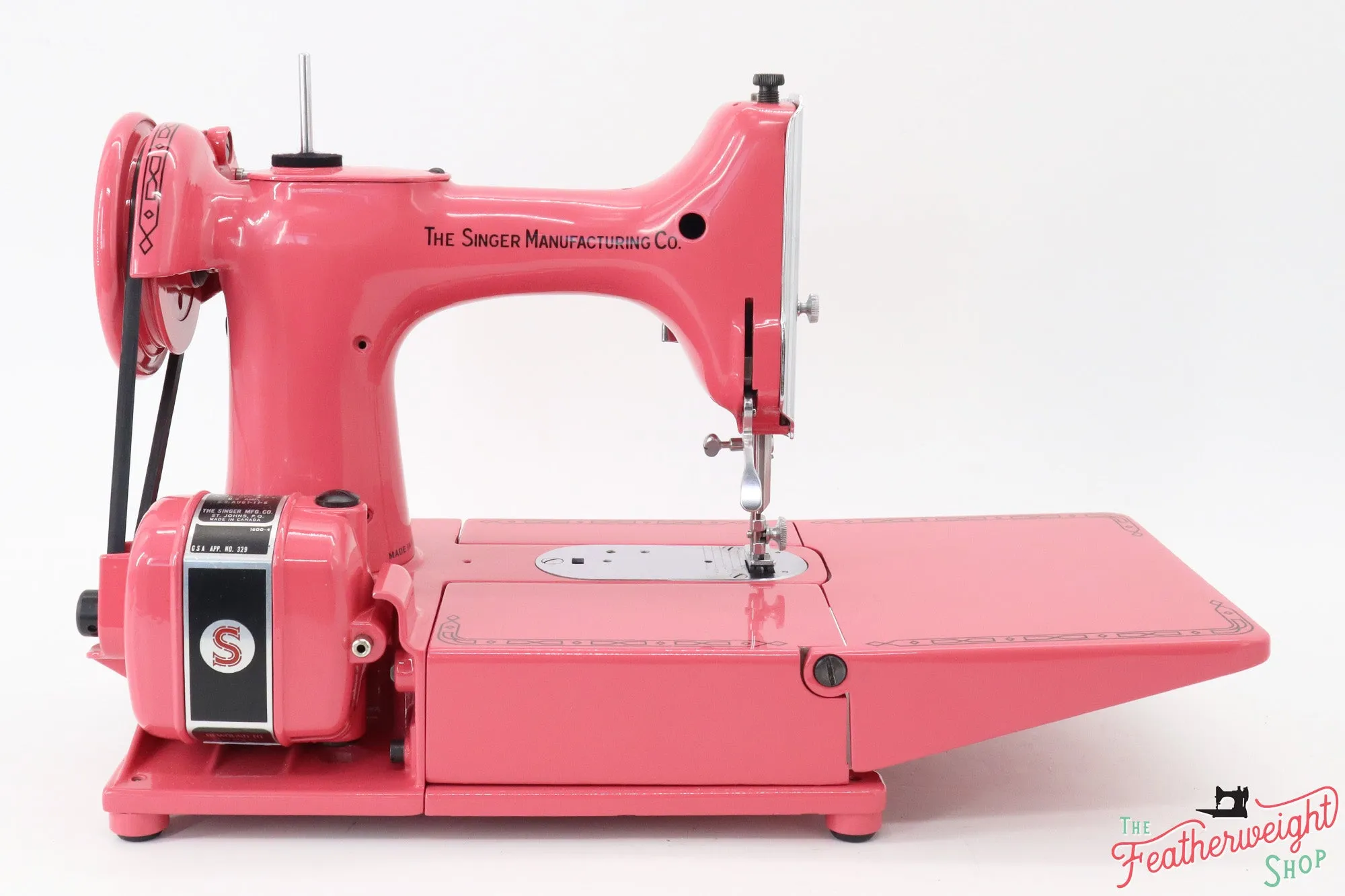 Singer Featherweight 222K Sewing Machine EK632*** - Fully Restored in 'Happy Pink Grapefruit'