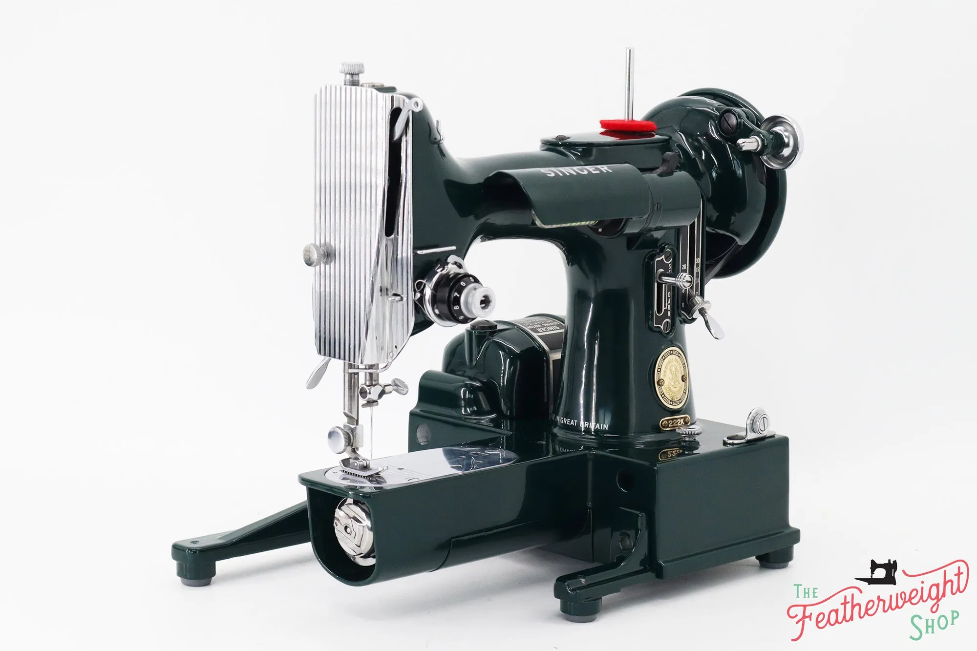 Singer Featherweight 222K Sewing Machine EM6036** - Fully Restored in Evergreen
