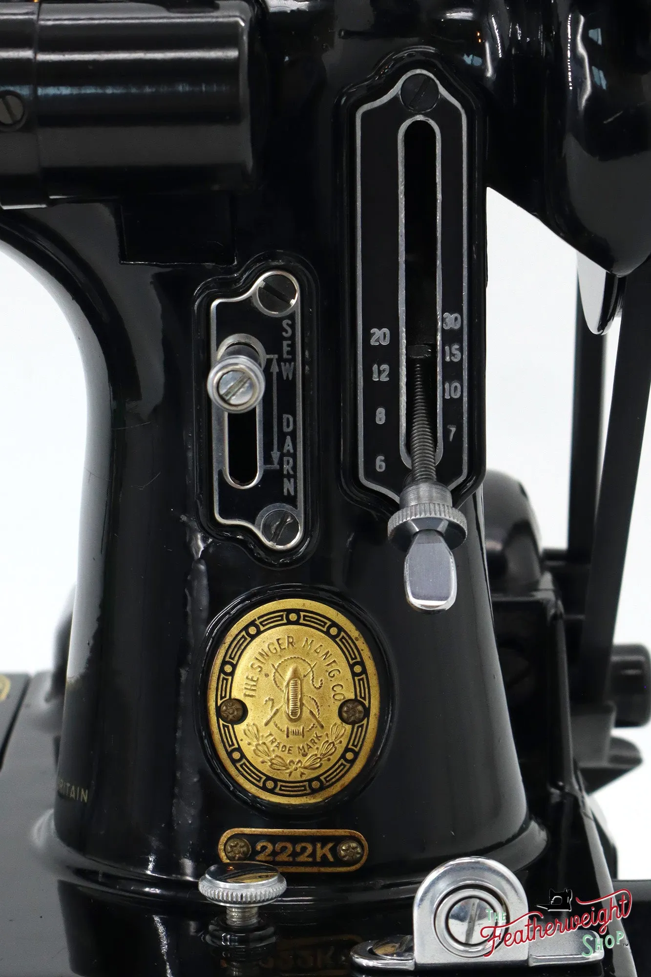 Singer Featherweight 222K Sewing Machine - EM6057**, 1957