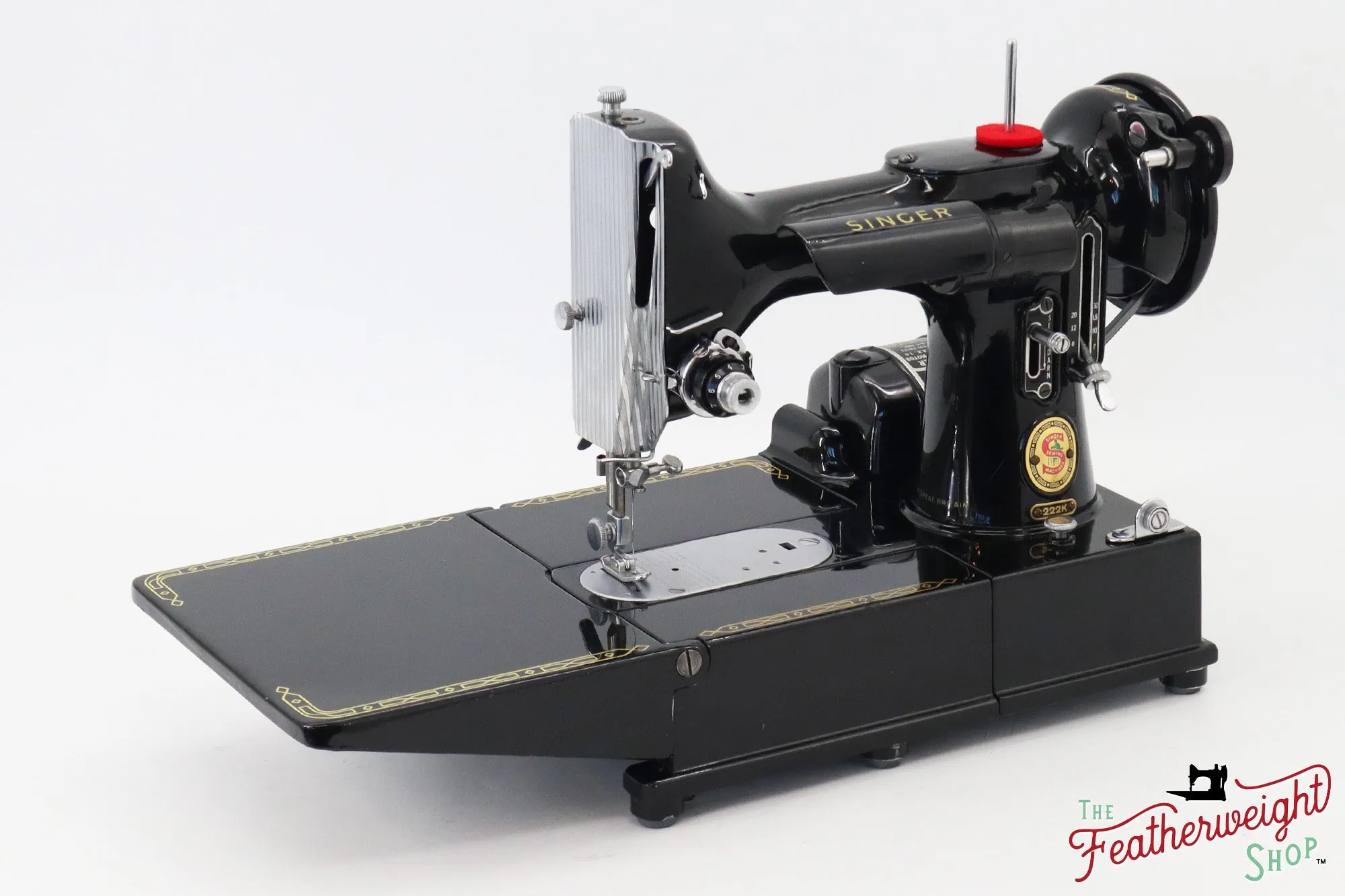 Singer Featherweight 222K Sewing Machine, Red 'S' - ES353*** - 1961