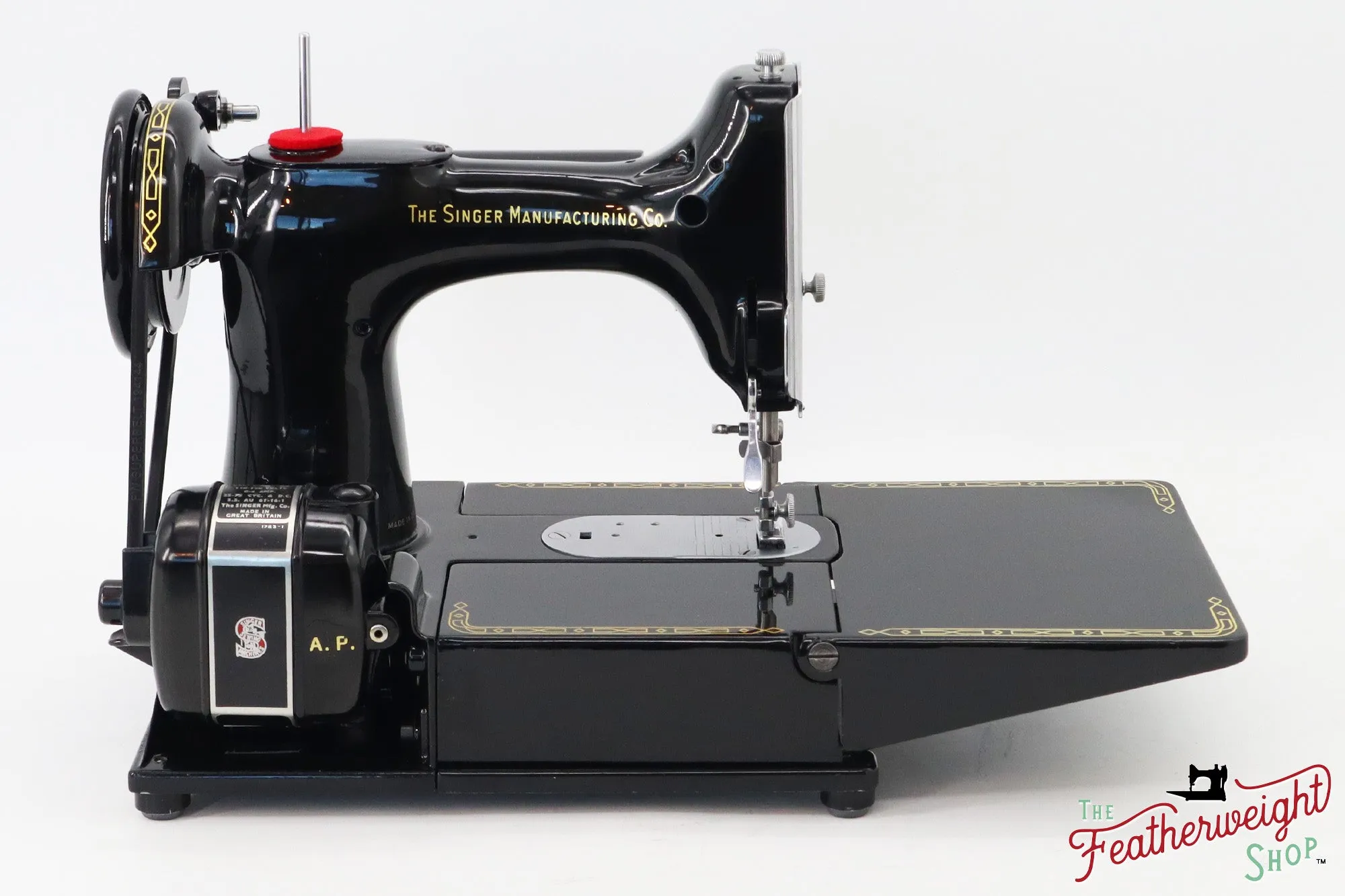 Singer Featherweight 222K Sewing Machine, Red 'S' - ES353*** - 1961