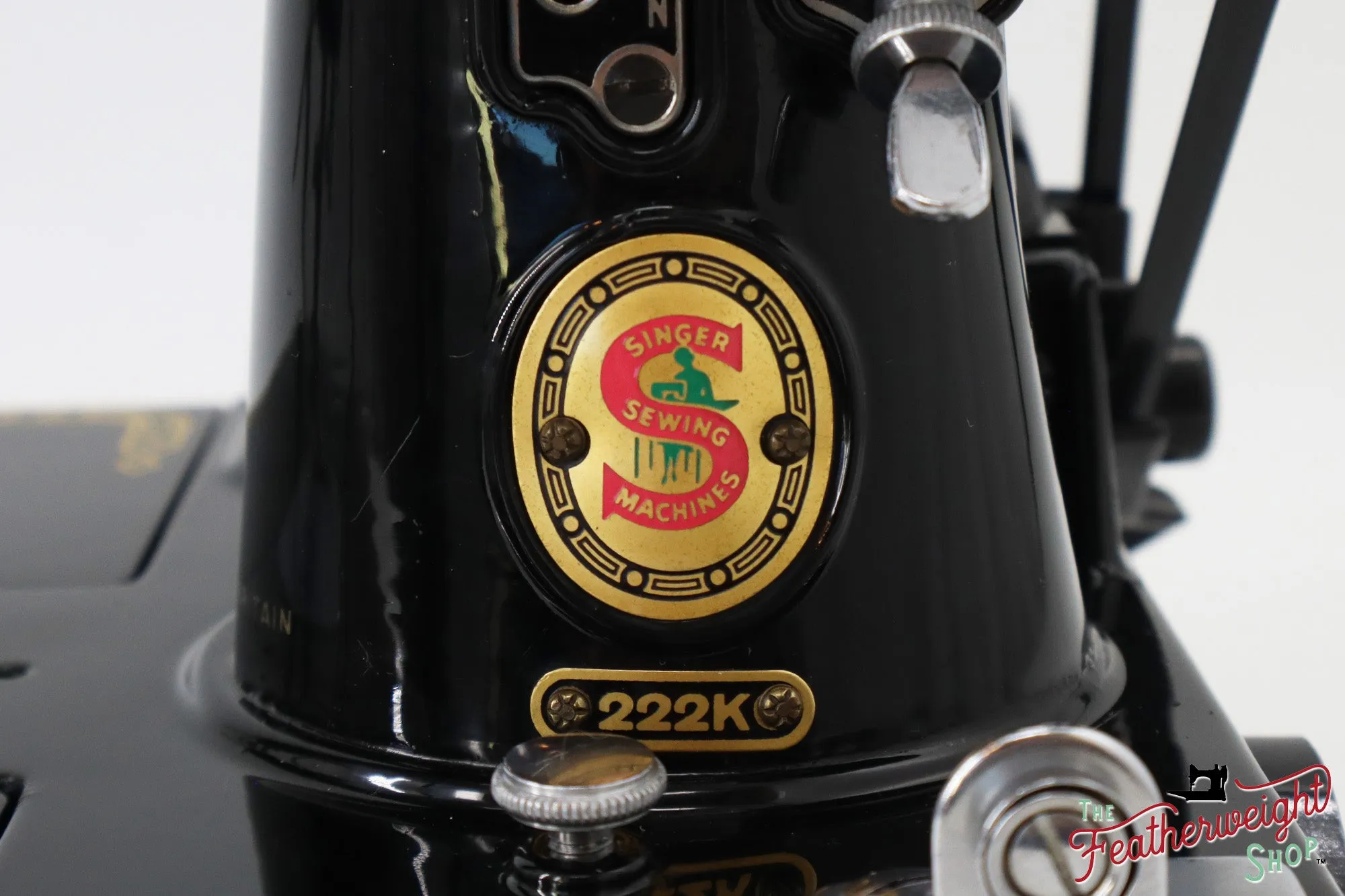 Singer Featherweight 222K Sewing Machine, Red 'S' - ES353*** - 1961