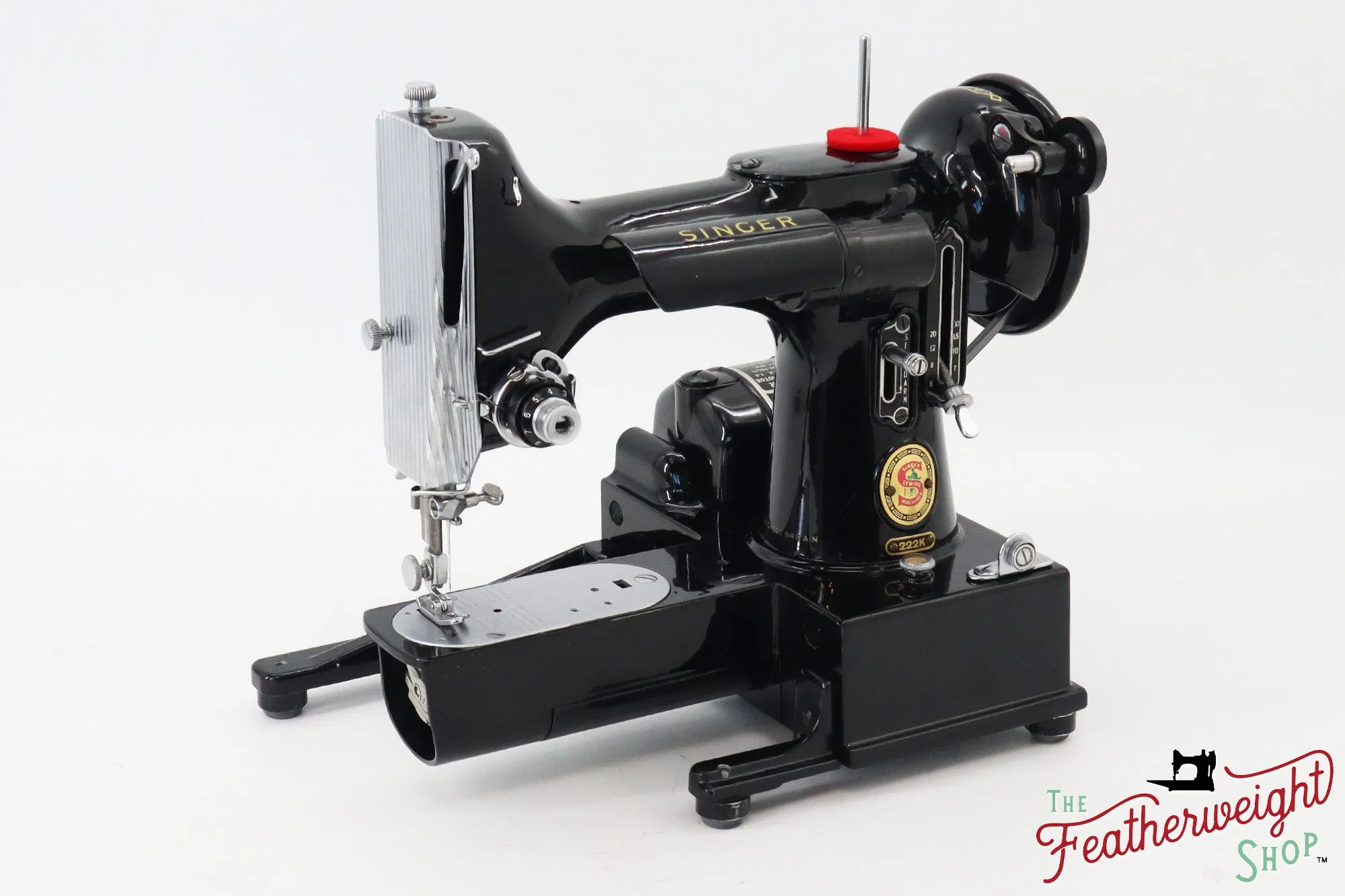 Singer Featherweight 222K Sewing Machine, Red 'S' - ES353*** - 1961