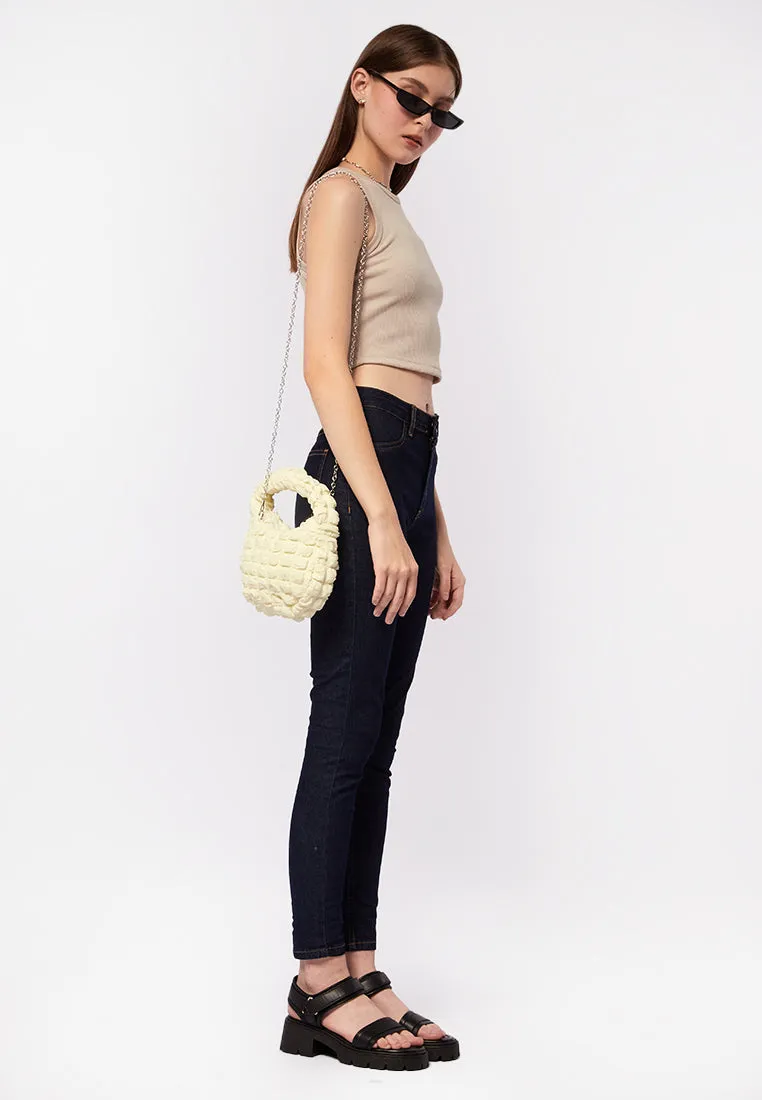 Soft Yellow Hand Bag