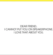 Speaker Phone Card