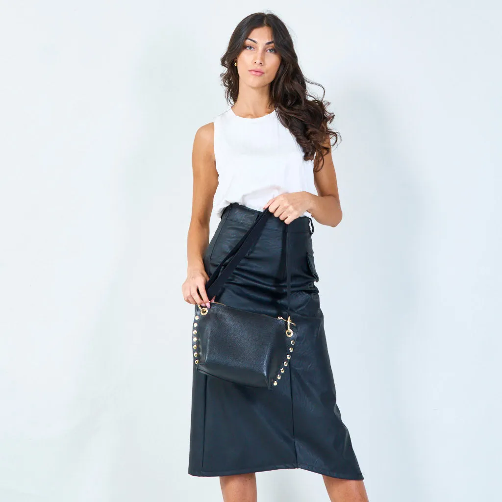 Studded edge crossbody bags wholesale