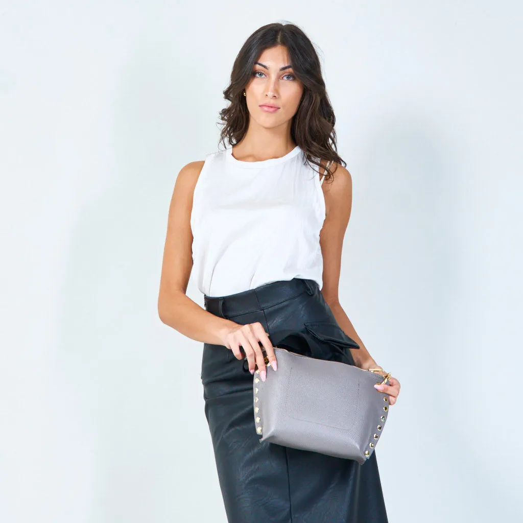 Studded edge crossbody bags wholesale