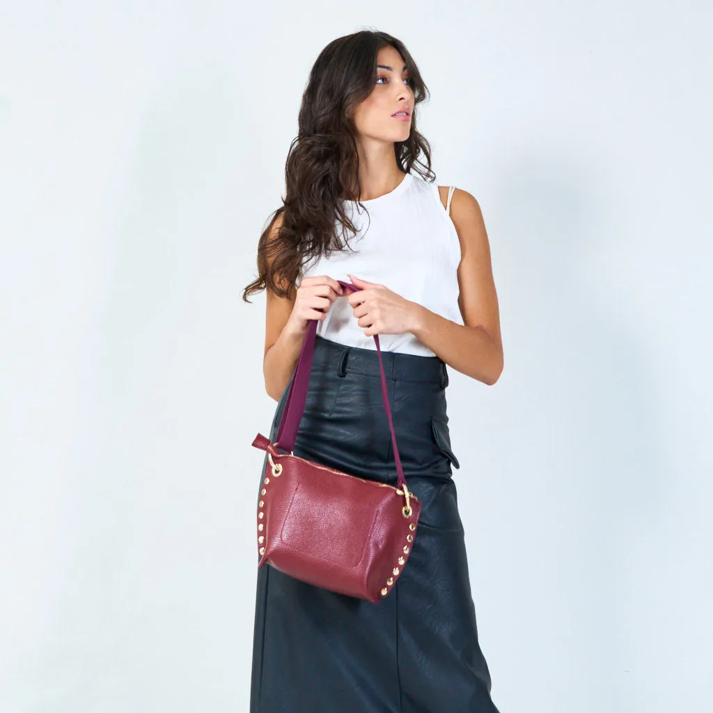 Studded edge crossbody bags wholesale