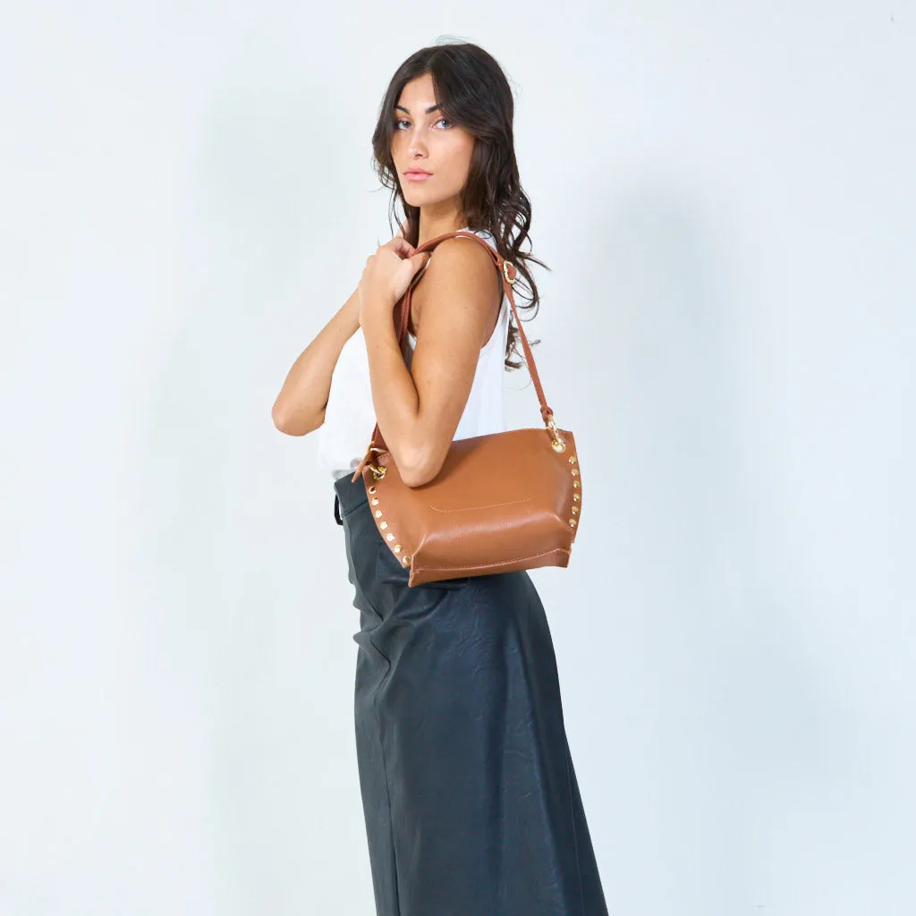 Studded edge crossbody bags wholesale