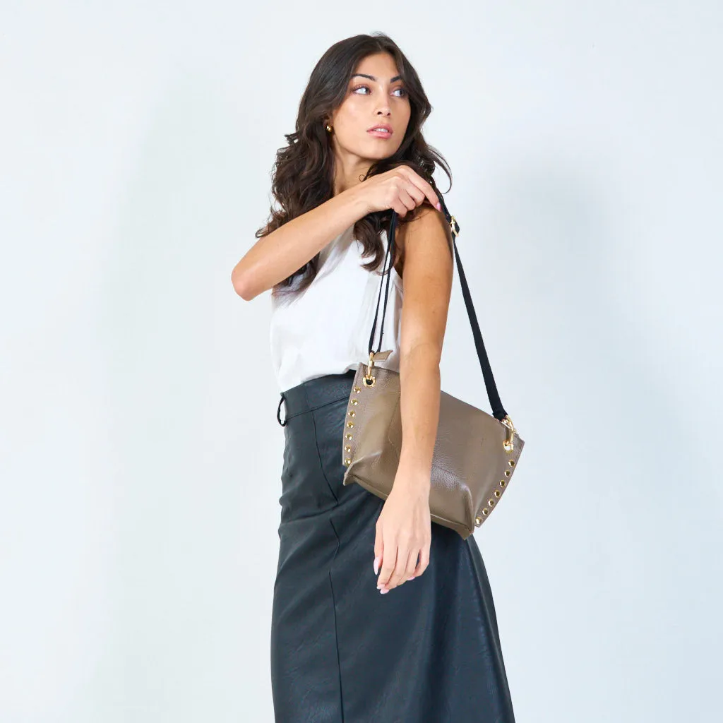 Studded edge crossbody bags wholesale