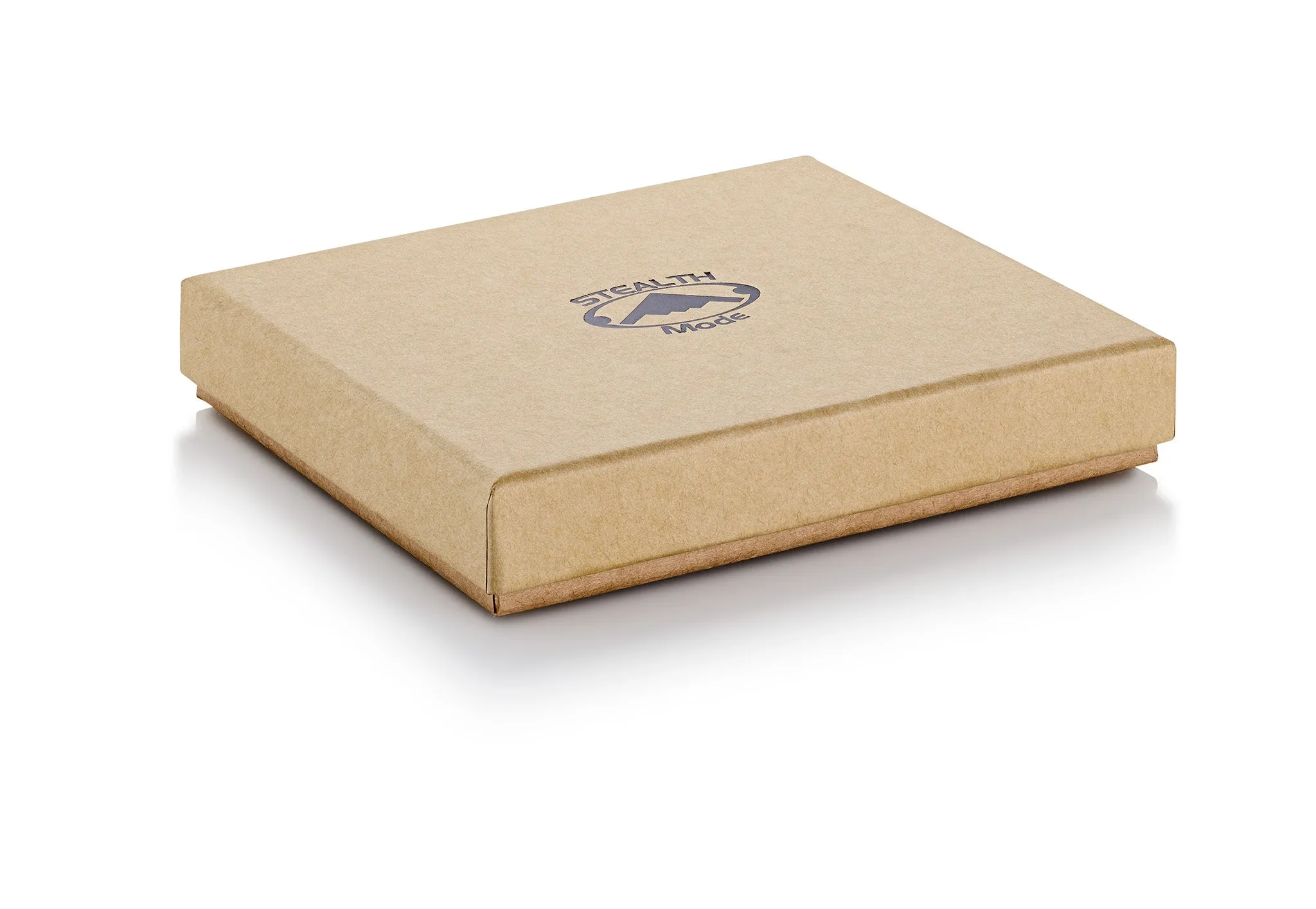 Taupe Trifold Leather Wallet With RFID Blocking and ID Window