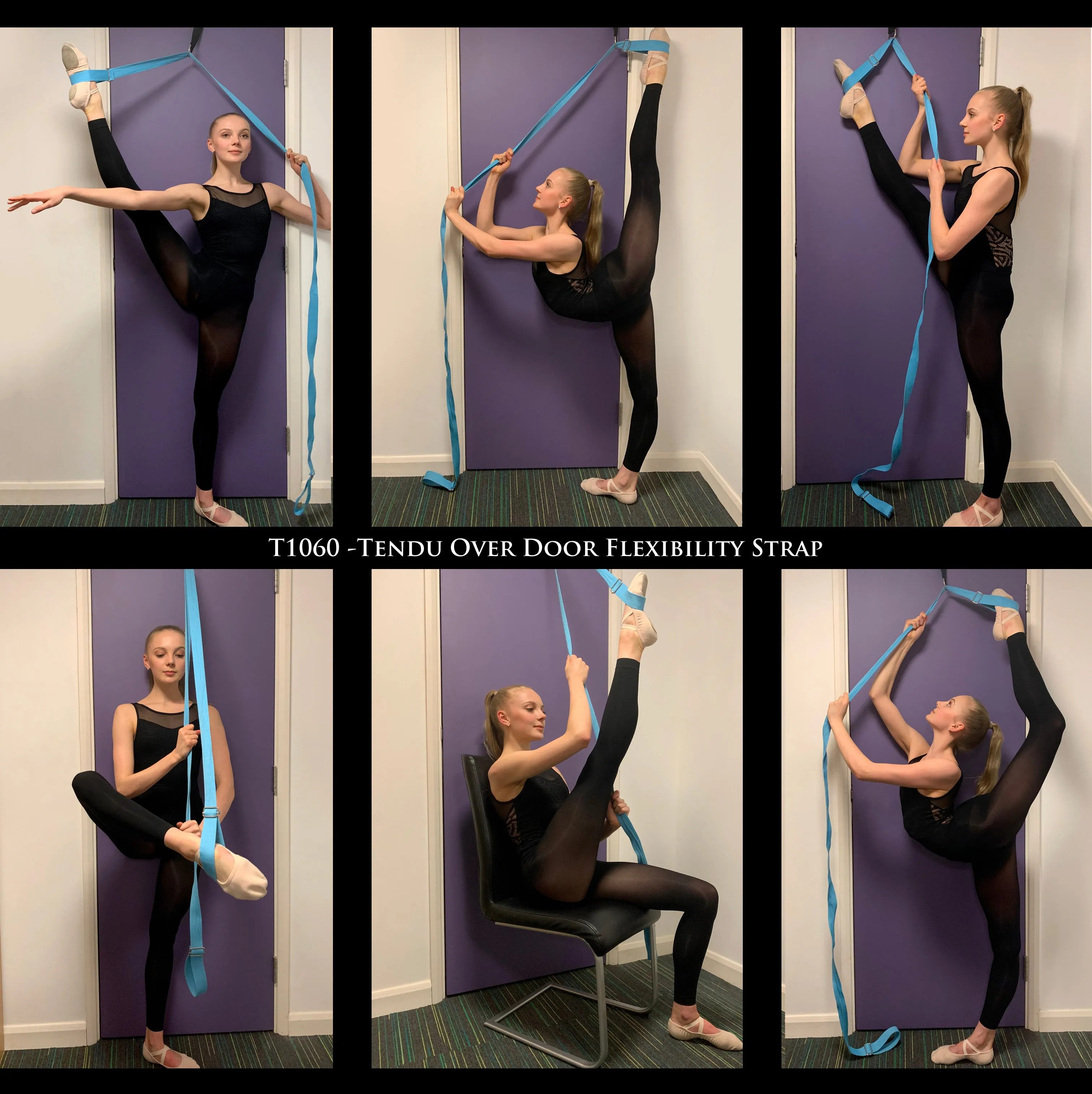 Tendu Over Door Flexibility Strap- T1060