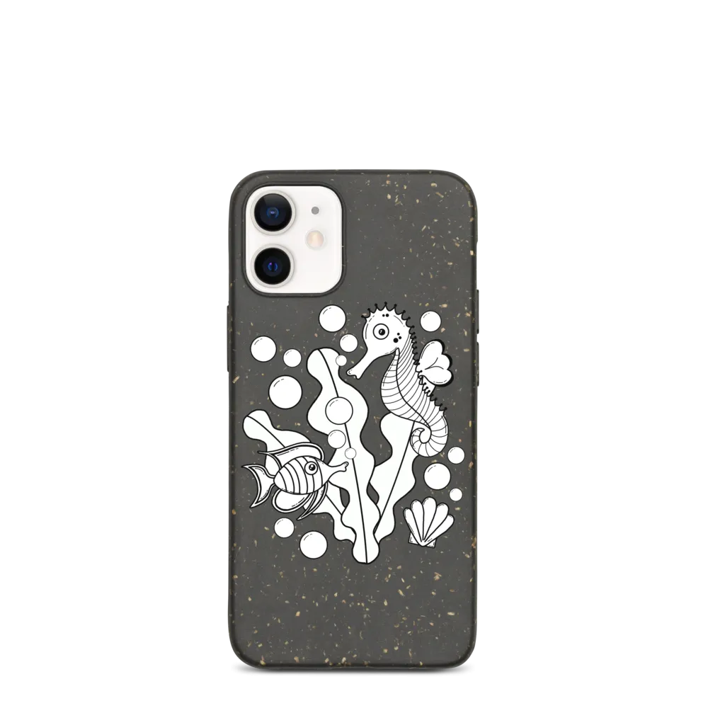 Underwater Pals Biodegradable Phone Case (iPhone 7/7 Plus/8/8 Plus/X/XS/XS Max/XR/11/11 Pro/11 Pro Max/SE/12/12 Mini/12 Pro/12 Pro Max)