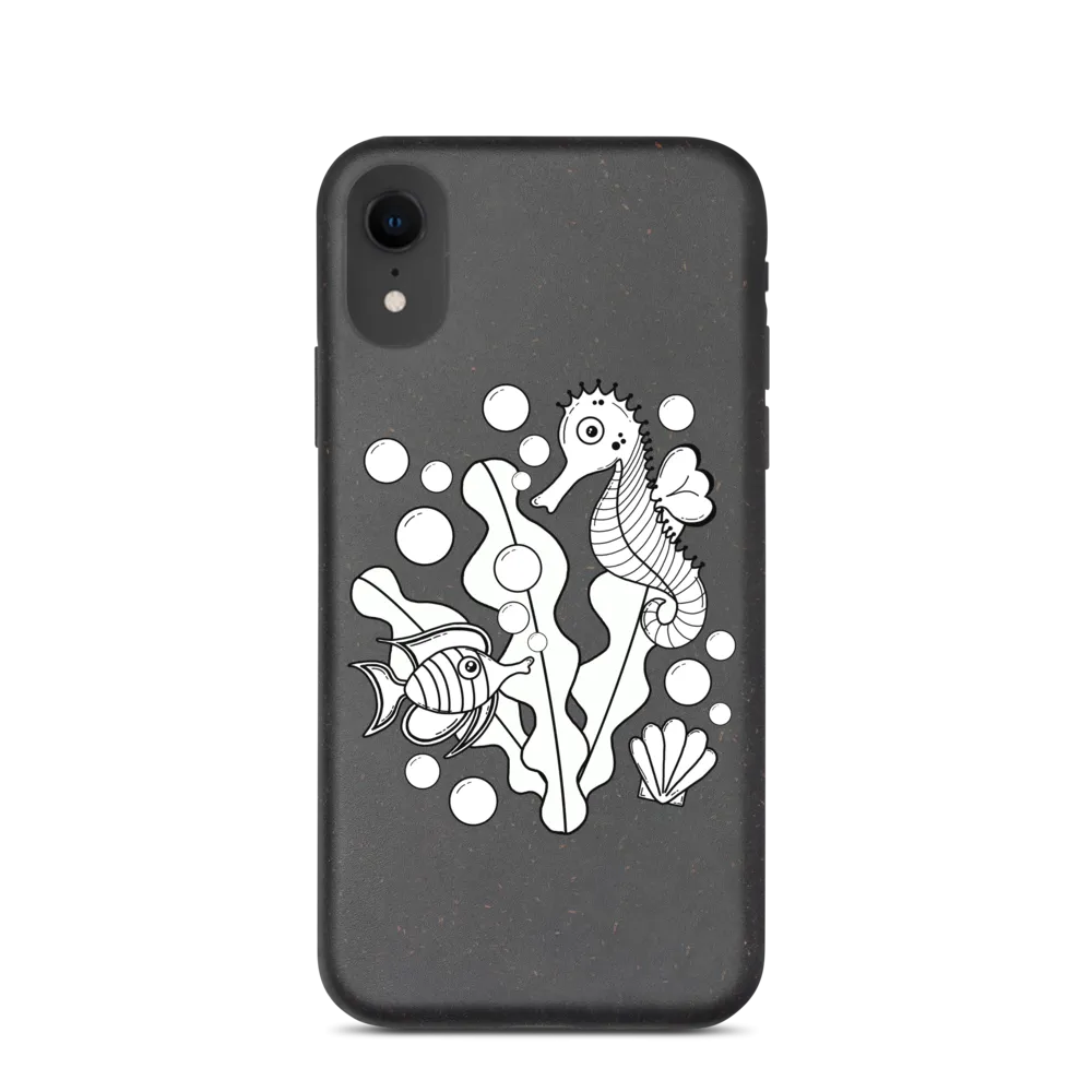 Underwater Pals Biodegradable Phone Case (iPhone 7/7 Plus/8/8 Plus/X/XS/XS Max/XR/11/11 Pro/11 Pro Max/SE/12/12 Mini/12 Pro/12 Pro Max)