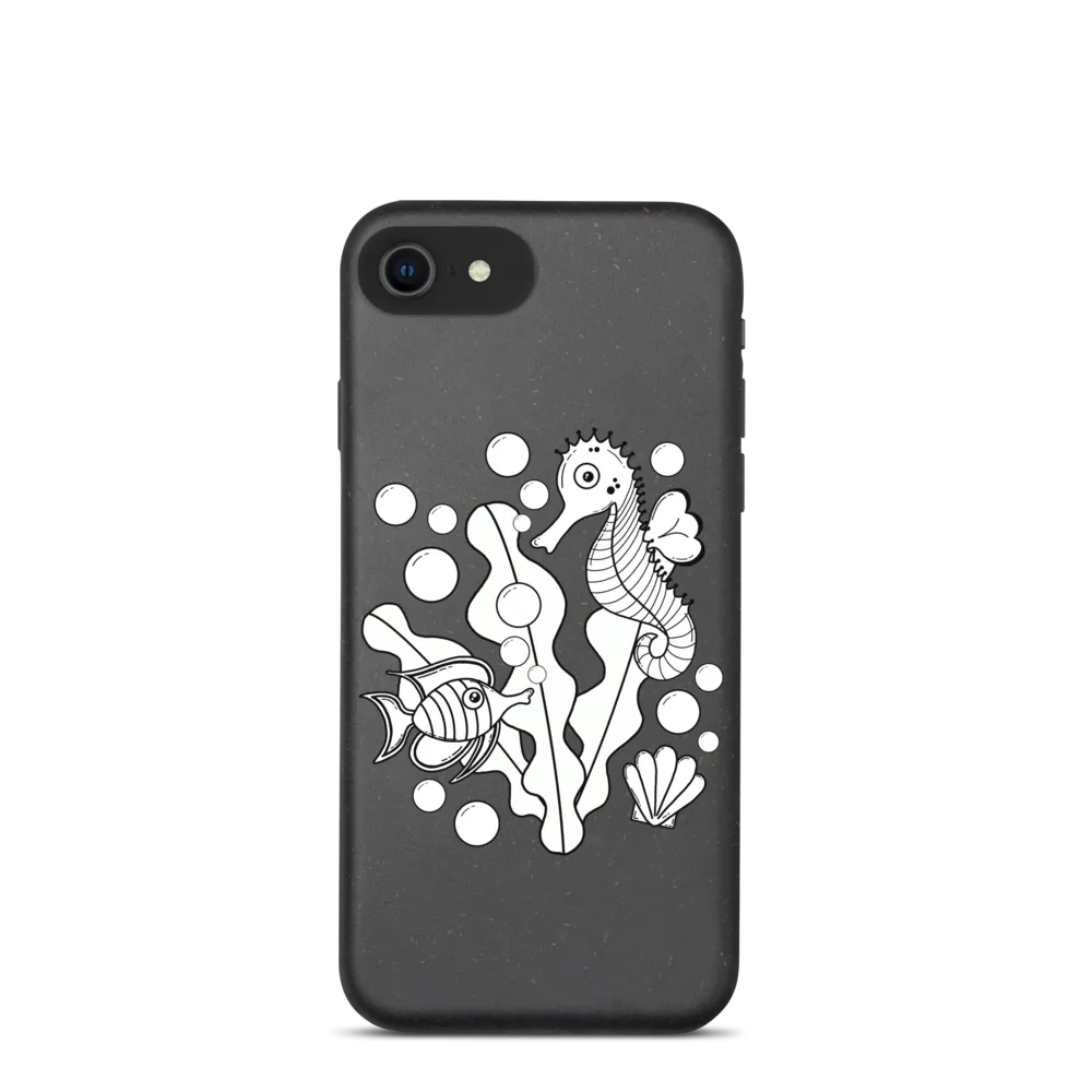 Underwater Pals Biodegradable Phone Case (iPhone 7/7 Plus/8/8 Plus/X/XS/XS Max/XR/11/11 Pro/11 Pro Max/SE/12/12 Mini/12 Pro/12 Pro Max)