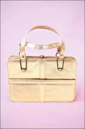 Vintage 1960s Gold Handbag
