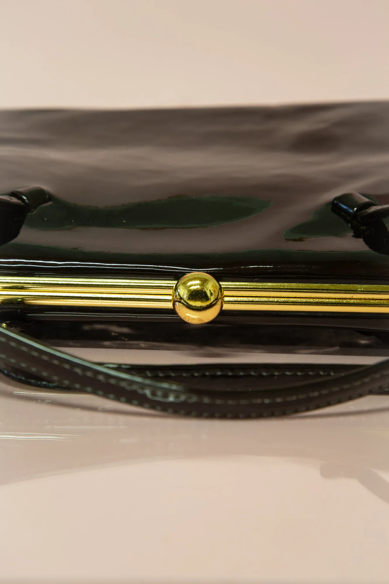 Vintage 1960s Holmes Patent Leather Handbag