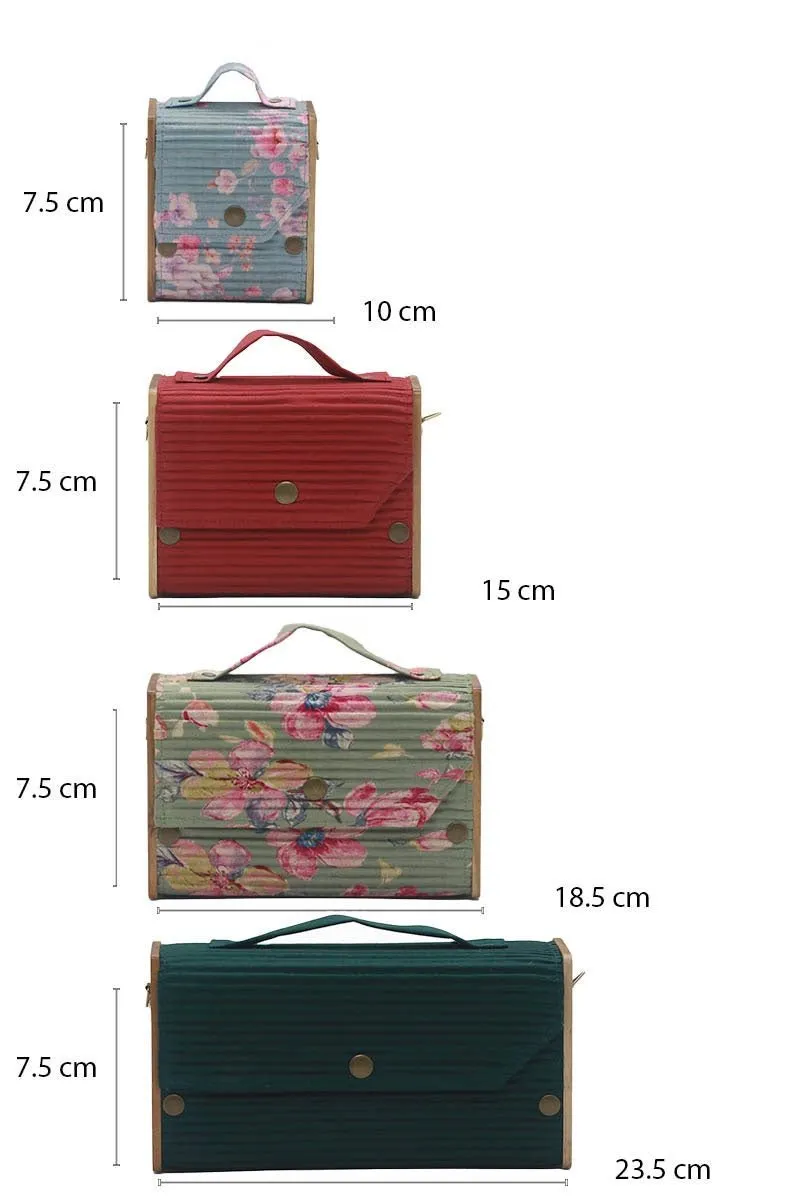 Vintage Blossom 4 in 1 Box Clucth
