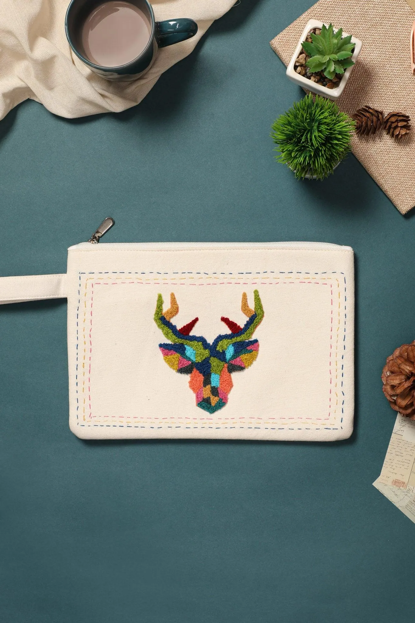 Vintage Deer Pouch