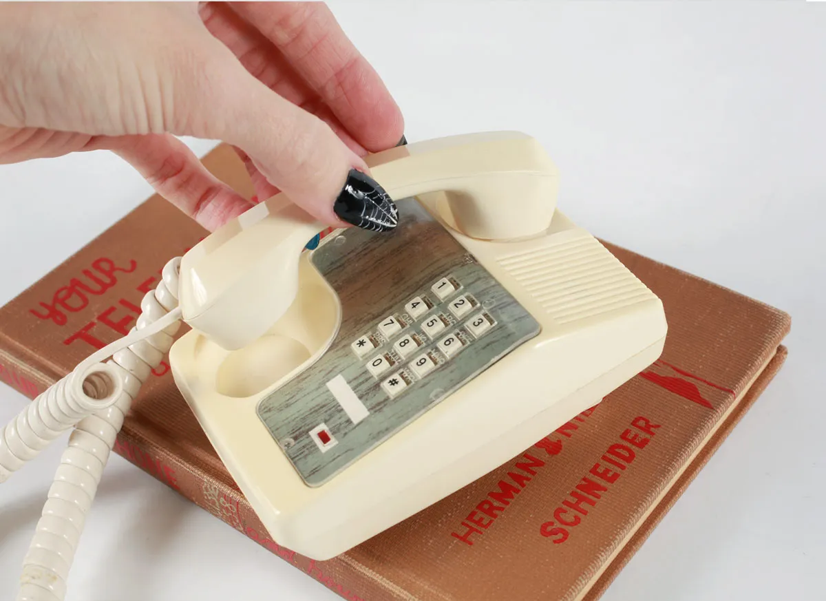 Vintage Mini Landline Telephone Working