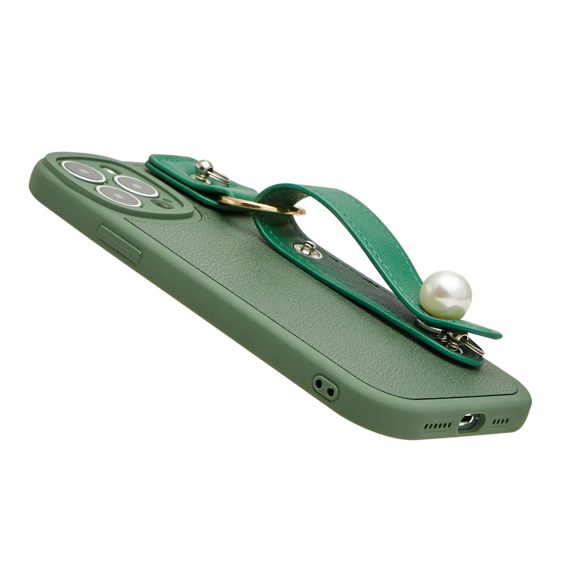 Vintage Pearl Wristlet Phone Case