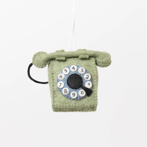 Vintage Rotary Phone Ornament