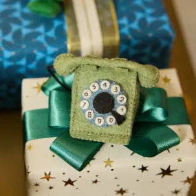 Vintage Rotary Phone Ornament