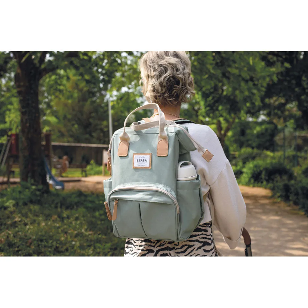 Wellington Nappy Bag Backpack - Sage Green