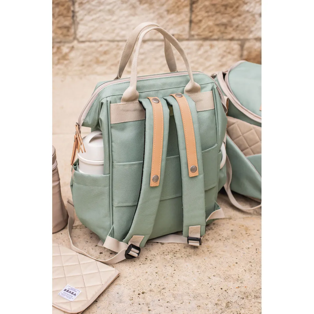 Wellington Nappy Bag Backpack - Sage Green