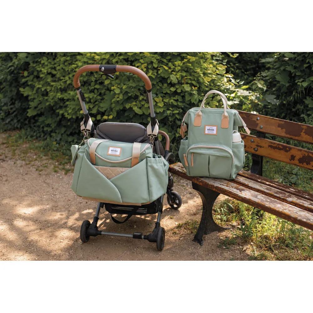 Wellington Nappy Bag Backpack - Sage Green
