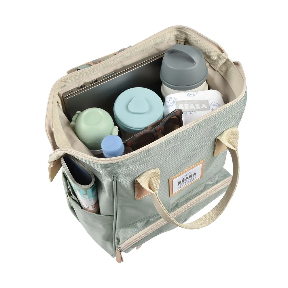 Wellington Nappy Bag Backpack - Sage Green
