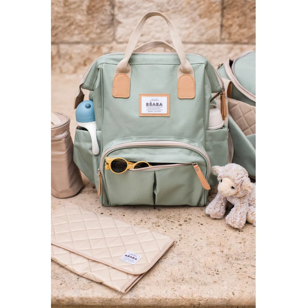 Wellington Nappy Bag Backpack - Sage Green