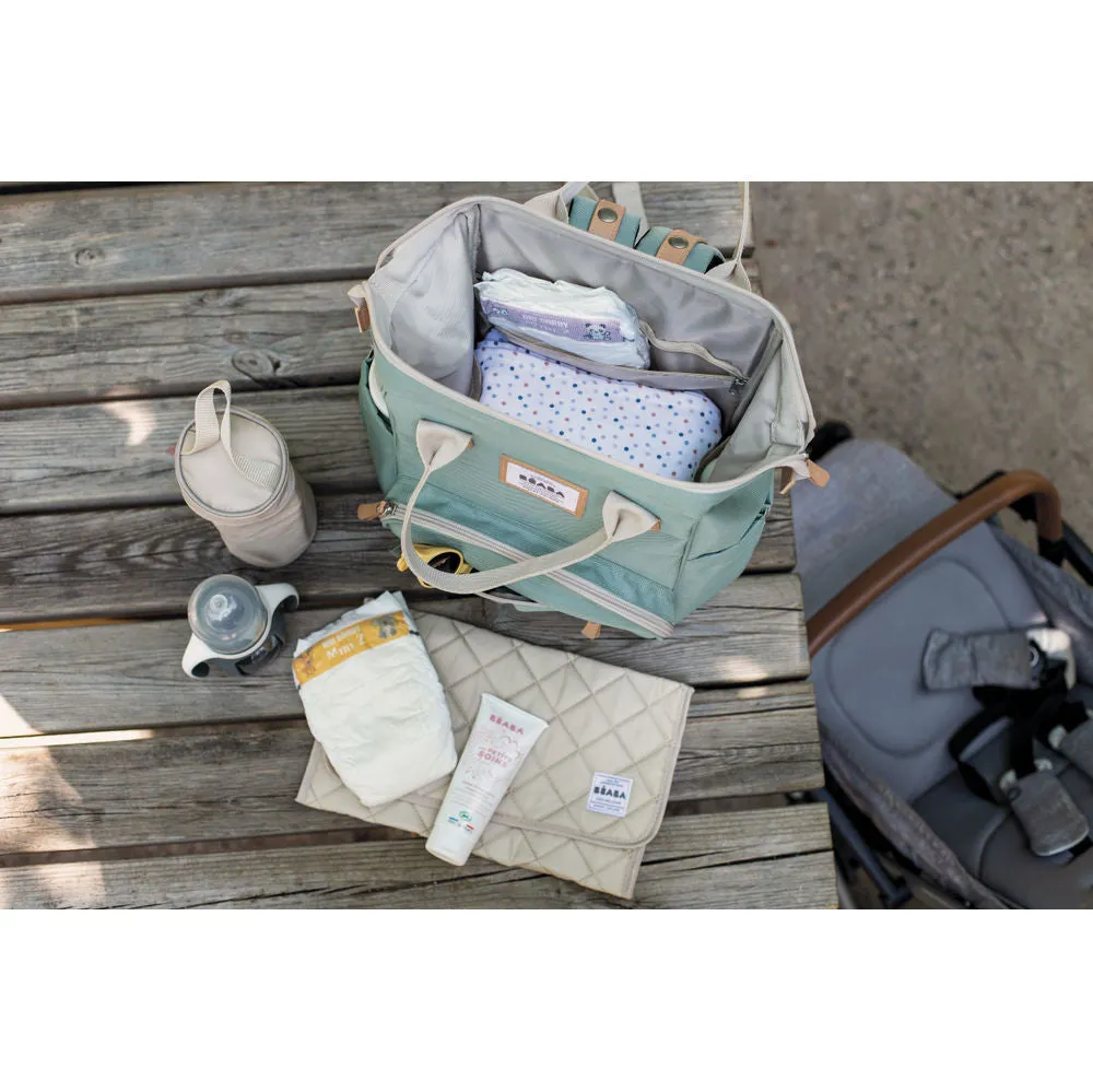 Wellington Nappy Bag Backpack - Sage Green
