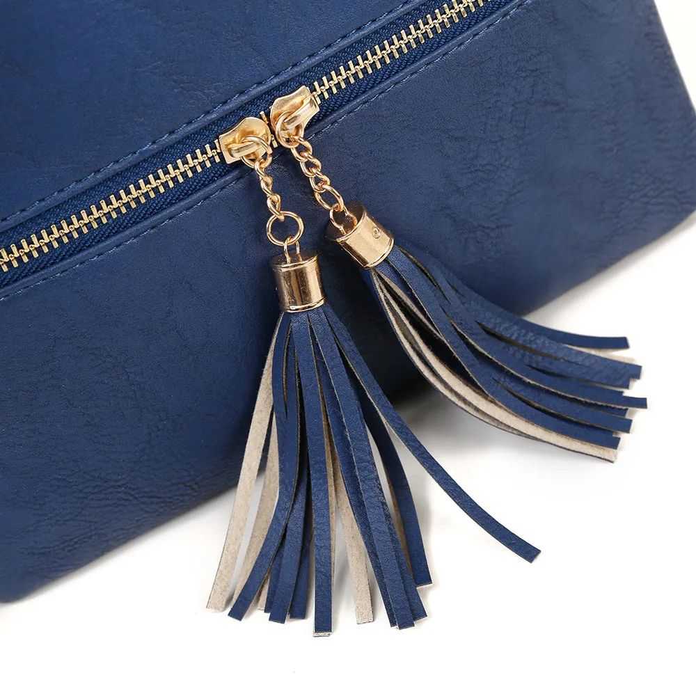 Women Tassel Zip Crossbody Bags